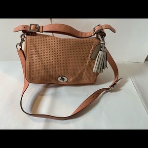 Coach Legacy Perforated Leather Romy
